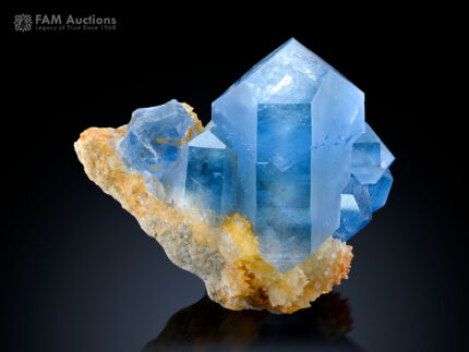 Celestine with Calcite from Afghanistan