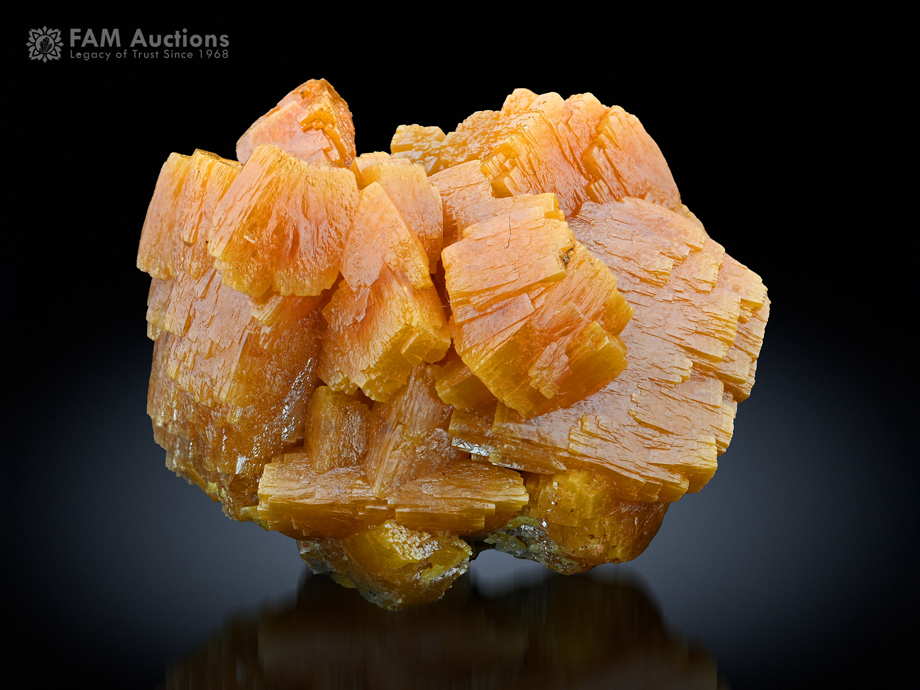 Wulfenite from Mexico - FAM Auctions