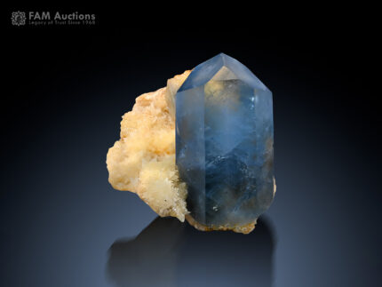 Celestine with Calcite from Afghanistan