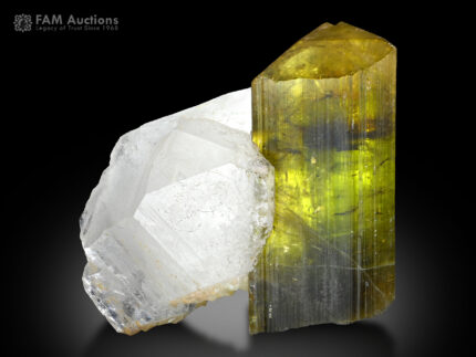 Tourmaline with Quartz from Afghanistan