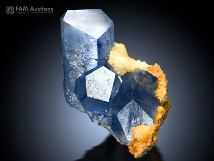 Celestine with Calcite