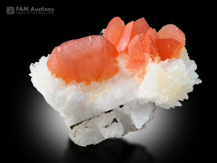 Rhodochrosite with Albite