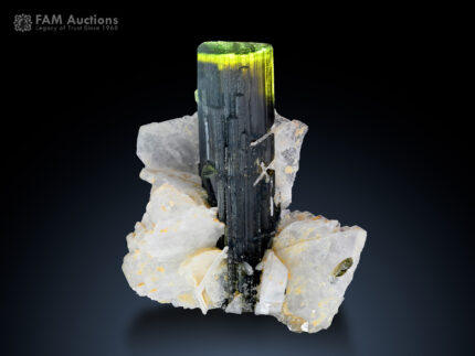 Tourmaline with Calcite