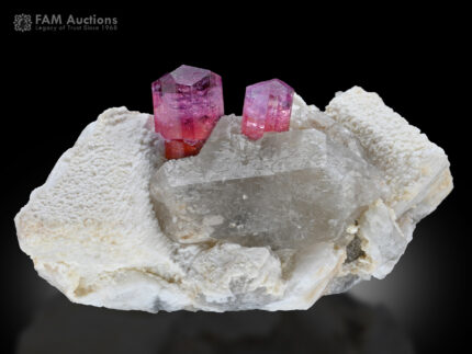 Tourmaline with Quartz and Feldspar
