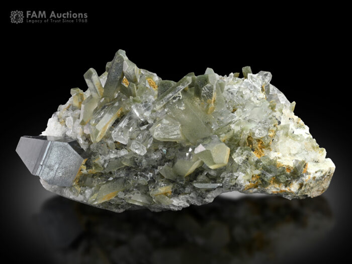 Anatase with Chlorine Quartz