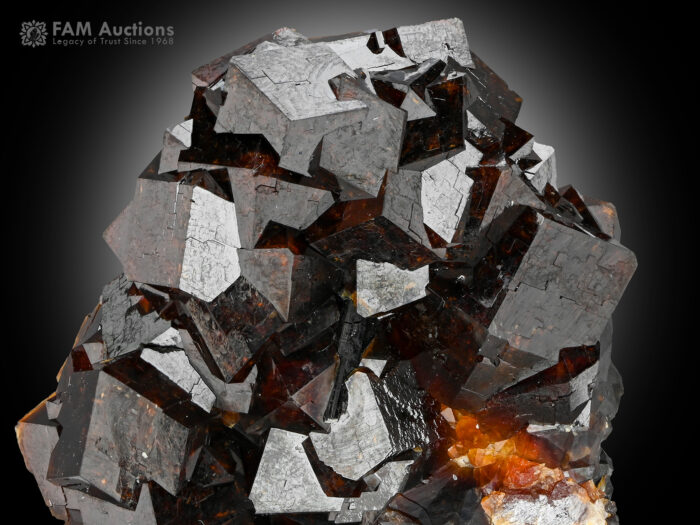 Andradite Garnet on Matrix