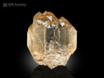 Etched Topaz crystal from Dassu, Braldu Valley, Shigar District, Gilgit-Baltistan, Pakistan.