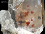 Spessartine garnet Included quartz from Shengus Roundu District, Gilgit-Baltistan, Pakistan