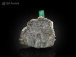 Emerald on matrix from Panjshir Valley, Afghanistan.