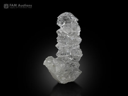 Etched quartz crystal from Skardu District, Pakistan.