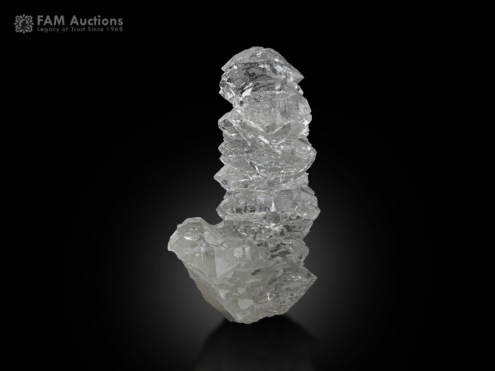 Etched quartz crystal from Skardu District, Pakistan.