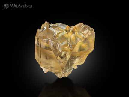 Etched topaz crystal from Skardu District, Pakistan.