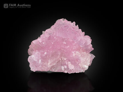 Pink rose quartz from Kunar Province, Afghanistan.