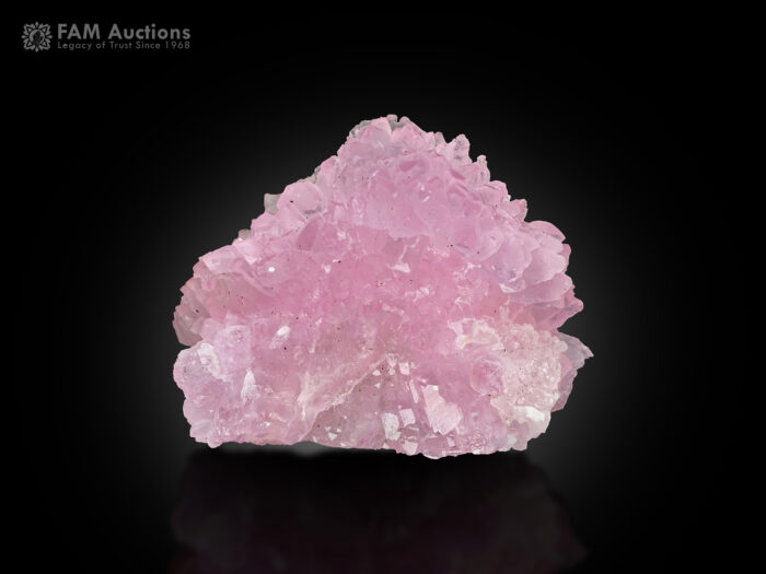 Pink rose quartz from Kunar Province, Afghanistan.