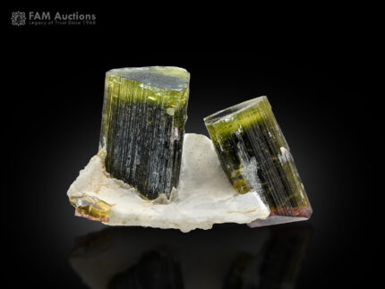 Tourmaline on matrix from Stak Nala, Haramosh Mts., Skardu District, Gilgit Baltistan, Pakistan.