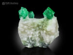 Beryl var. emerald crystals on matrix from Swat District, Khyber Pakhtunkhwa Province, Pakistan.
