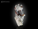 Rutile with aegirine on matrix from Zagi Mountains, Khyber Pakhtunkhwa, Pakistan.