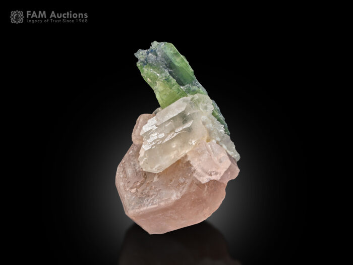 Apatite with Quartz and Tourmaline from Afghanistan