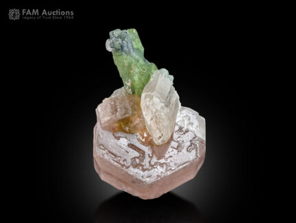 Apatite with Quartz and Tourmaline from Afghanistan
