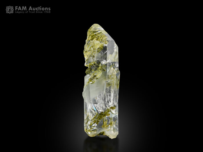 Epidote Included Quartz from Pakistan