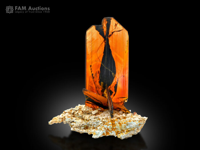 Phantom Brookite on Matrix from Pakistan