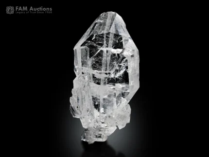 Pristine faden quartz crystal with excellent clarity from Zhob Mine, Pakistan.