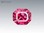 1.15 ct fancy cut rhodolite garnet gemstone with hot pink color from Africa