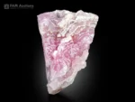 Soft pink rose quartz with sparkling crystalline surface.