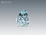 Light blue drop cut aquamarine gemstone with fine clarity from Pakistan