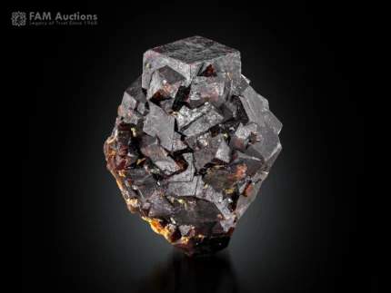 Sharp lustrous Andradite Garnet crystal specimen from Kharan District, Pakistan.