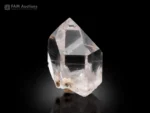 Clear quartz crystal with excellent clarity and sharp termination.