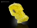 Lemon yellow brucite specimen with rich color from Killa Saifullah, Balochistan, Pakistan