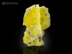 Lemon yellow brucite specimen with rich color from Killa Saifullah, Balochistan, Pakistan