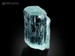 Superb aquamarine crystal with exceptional clarity and icy blue color.