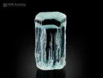 Superb aquamarine crystal with exceptional clarity and icy blue color.