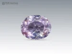 5.65-carat oval-cut kunzite from Afghanistan with a delicate lavender-pink color and attractive brilliance