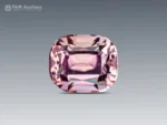 Natural 1.70 carat cushion-cut pink tourmaline from Afghanistan.
