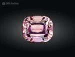 Natural 1.70 carat cushion-cut pink tourmaline from Afghanistan.