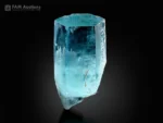 Blue aquamarine crystal with exceptional clarity from Pakistan