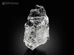 An etched quartz crystal with exceptional clarity from Pakistan.