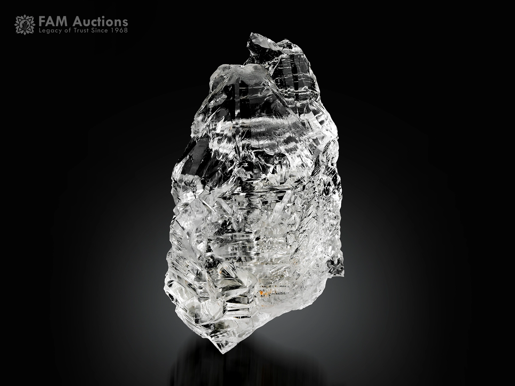 Etched Quartz Crystal Pakistan (2) An etched quartz crystal with exceptional clarity from Pakistan.