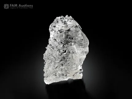 Natural etched quartz crystal from Pakistan with superb luster and intricate natural-etching.