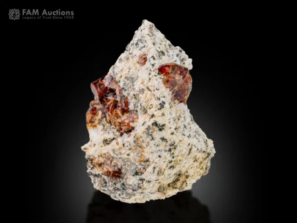 Chlorite included quartz crystal with green inclusions and sharp termination.