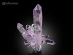 Vibrant purple Amethyst crystal cluster with sharp terminations from Veracruz, Mexico.