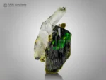 Natural Epidote with Quartz specimen from Tormiq Valley, Haramosh Mountains, Pakistan