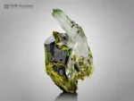 Natural Epidote with Quartz specimen from Tormiq Valley, Haramosh Mountains, Pakistan
