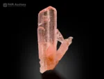 Elongated pink vayrynenite crystal cluster from Shengus, Gilgit-Baltistan, Pakistan
